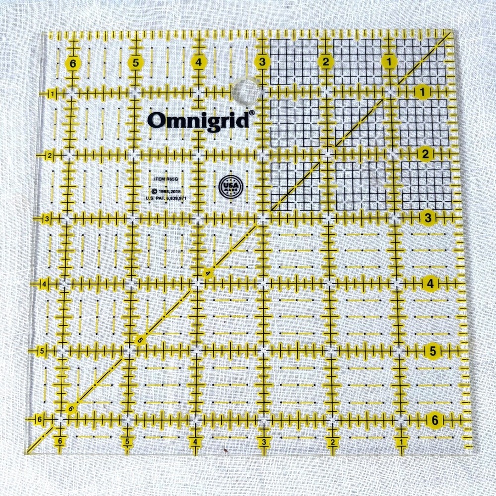 Omnigrid Square Quilting Ruler Set 4pc Acrylic Sewing Tools - Picture 5 of 5